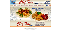 Desktop Screenshot of cheftianexpressmiami.com